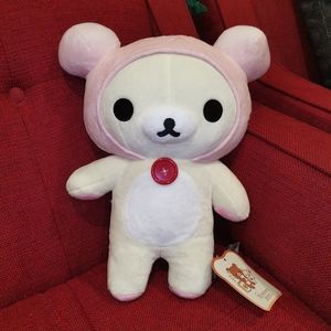 NWT Rilakkuma Bakery Korilakkuma PinK  Melon Pan 13" Licensed Plush